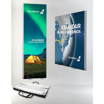 Textielwand Mobiel_LED WIT